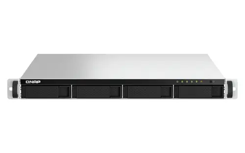 TS-464U-RP NAS Bastidor (1U) Intel® Celeron® N5095 8 GB DDR4 0 TB QNAP Turbo System Aluminio, Negro - Imagen 1