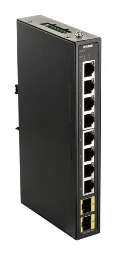 DIS-100G-10S switch No administrado Gigabit Ethernet (10/100/1000) DIN rail Negro - Imagen 1