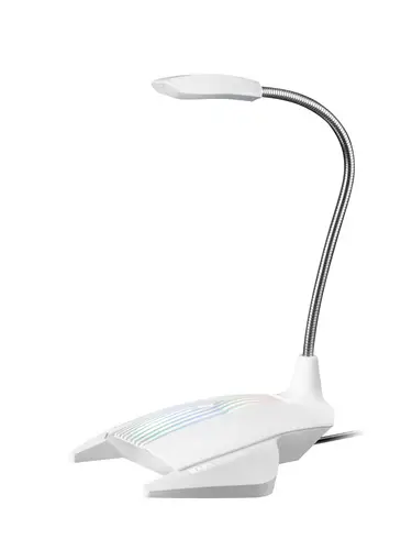 MMICX, Micrófono Estudio Profesional LED, Mute, USB+Jack 3.5mm, Negro - Imagen 3