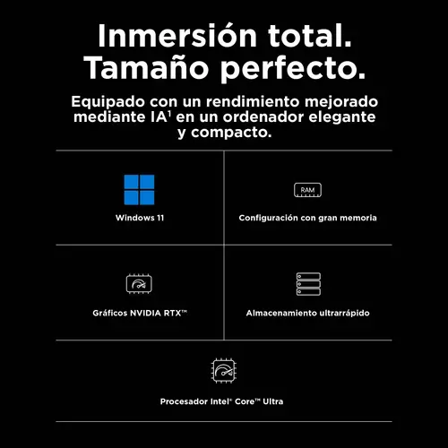 ZBook Studio G11 Intel Core Ultra 7 165H Estación de trabajo móvil 40,6 cm (16") WUXGA 32 GB DDR5-SDRAM 1 TB SSD NVIDIA RTX 2000 Ada Wi-Fi 7 (802.11be) Windows 11 Pro AI PC, AI Workstation Plata - Imagen 4