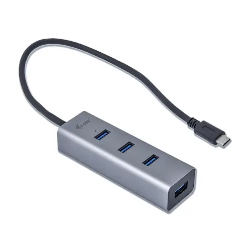 Metal USB-C HUB 4 Port - Imagen 2