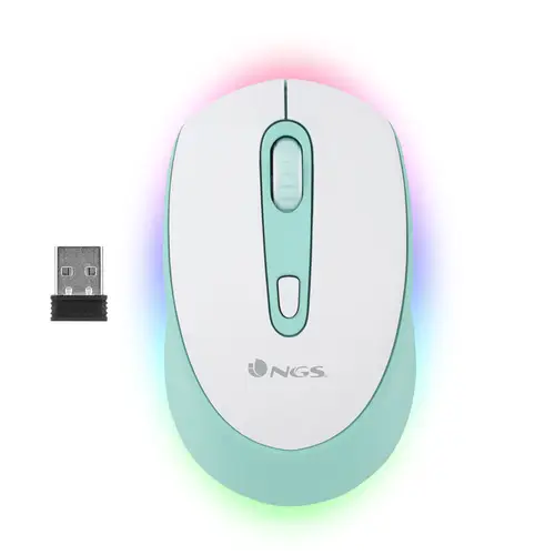 SMOG MINT-RB ratón Juego Ambidextro RF Wireless + Bluetooth Óptico 2400 DPI - Imagen 1