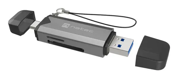 NCZ-2262 lector de tarjeta USB 3.1 Interno Negro, Gris Oscuro