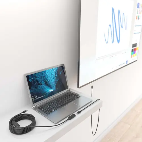Cable USB 2.0 Prolongador con Amplificador, Tipo A/M-A/H, Negro, 15m - Imagen 5