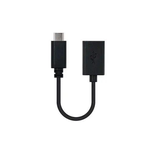 USB 2.0, 0.15m cable USB 0,15 m USB C USB A Negro - Imagen 1