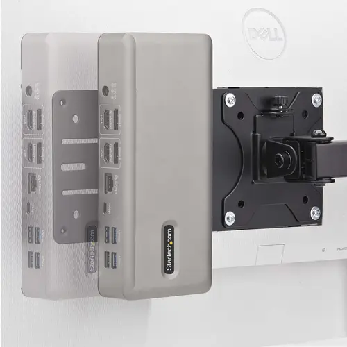 Soporte Bracket de Montaje VESA Compatible con 75x75/100x100 para NUC/Thin Client/Docking Stations - Soporte VESA para Mini PC - Imagen 7
