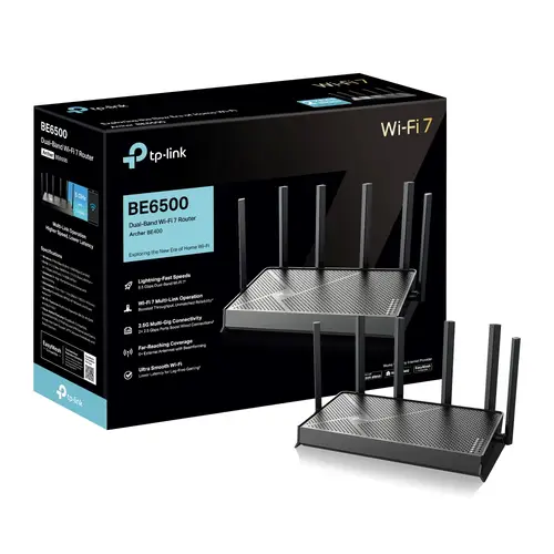 Archer BE400 router inalámbrico 2.5 Gigabit Ethernet Doble banda (2,4 GHz / 5 GHz) Negro - Imagen 4