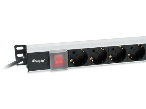 333308 unidad de distribución de energía (PDU) 8 salidas AC 1U Negro, Plata - Imagen 2
