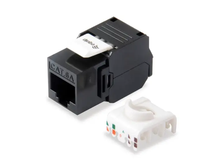769226 cambiador de género para cable RJ-45 LSA Negro