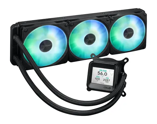 Prime LC 360 ARGB LCD Procesador Sistema de refrigeración líquida todo en uno 12 cm Negro - Imagen 6