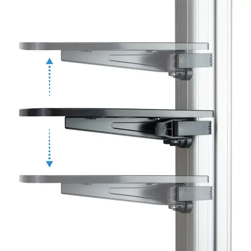 FS1870M-B signage display mount 94 cm (37") Negro, Plata - Imagen 9