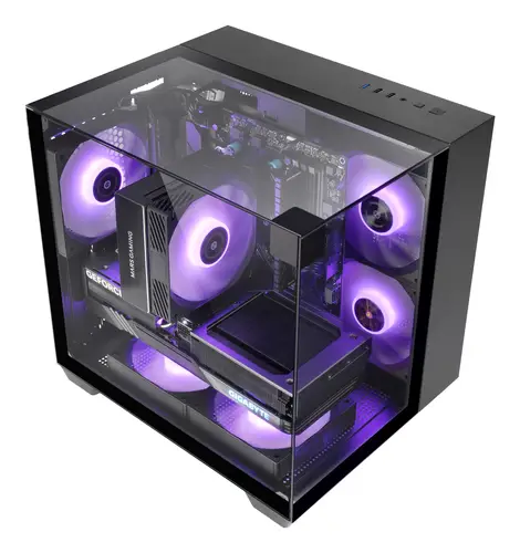 MC-VISIONM Mini Tower Negro - Imagen 3
