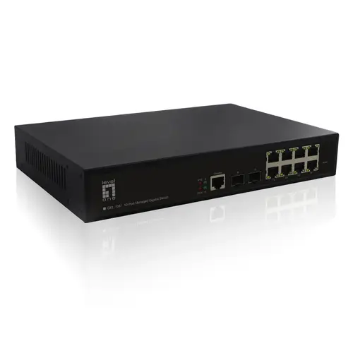 GEL-1061 switch Gestionado L2 Gigabit Ethernet (10/100/1000) Negro - Imagen 3