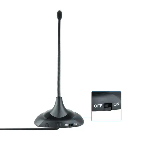 TQMM-213 micrófono Negro Micrófono para ordenador portátil - Imagen 3