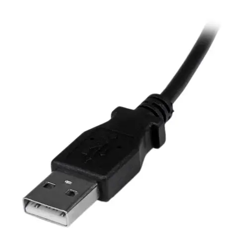 Cable Adaptador 2m USB A Macho a Micro USB B Macho Acodado en Ángulo hacia Abajo para Teléfono Móvil - Imagen 5