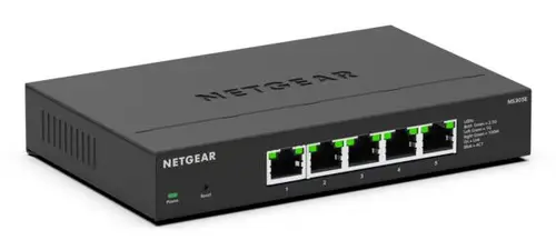 MS305E No administrado 2.5G Ethernet (100/1000/2500) Negro - Imagen 2
