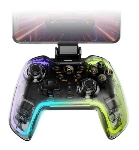 MGP-BT2 Negro, Transparente Bluetooth/USB Gamepad Analógico/Digital Android, Nintendo Switch, Nintendo Switch 2, Nintendo Switch Lite, Nintendo Switch OLED, PlayStation 4, Playstation 3 - Imagen 4