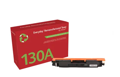 Remanufacturado Everyday Tóner Everyday Negro remanufacturado de Xerox es compatible con HP 130A (CF350A), Capacidad estándar - Imagen 1
