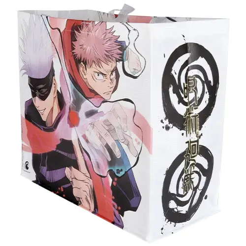 KX JUJUTSU SHOPPING BAG WHITE Blanco Bolso grande - Imagen 5