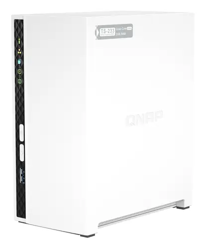 TS-233 servidor de almacenamiento NAS Torre ARM Cortex-A55 2 GB 0 TB QNAP QTS Blanco - Imagen 4