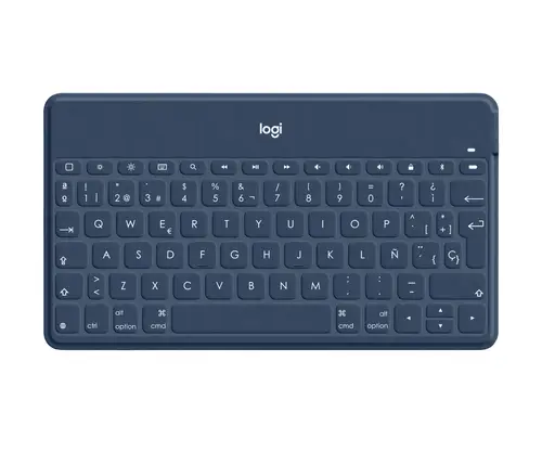 920-010044 teclado para móvil QWERTY Español Bluetooth Azul, Naranja - Imagen 1