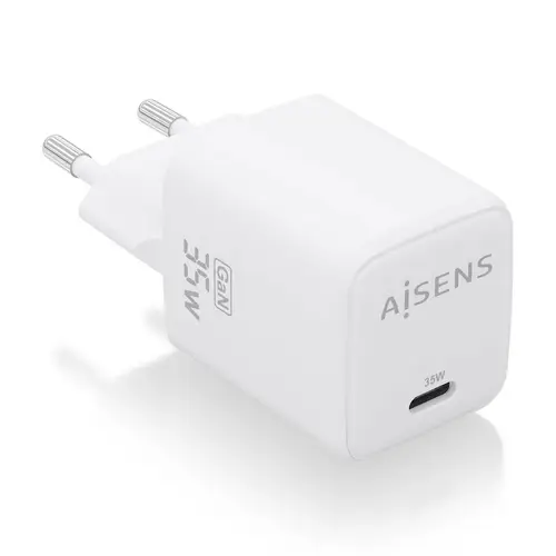 Cargador GaN 35W, 1xUSB-C PD3.0 QC4.0, Blanco - Imagen 1