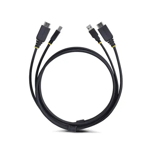 Cable KVM HDMI y USB 3.0 5Gbps de 1,8m - 4K 60Hz - Cable Combo HDMI 2.0 y USB para Switch Conmutador KVM - Imagen 4