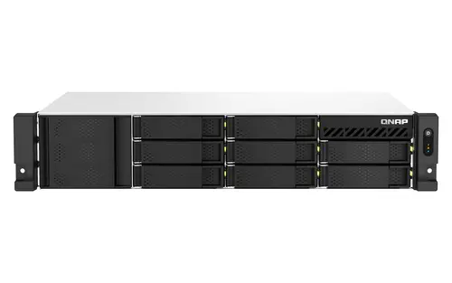 TS-873AeU-RP NAS Bastidor (2U) Ryzen Embedded V1500B 4 GB DDR4 0 TB QuTS hero Negro - Imagen 1