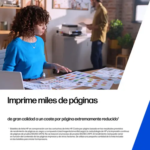 Botella de Tinta Original GT52 cian - Imagen 3