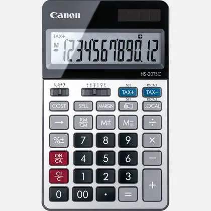 HS-20TSC calculadora Escritorio Calculadora financiera Negro, Pla..