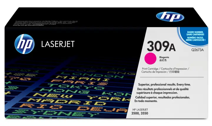 309A Magenta Original LaserJet Toner Cartridge cartucho de tóner..
