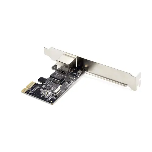Tarjeta de Red PCI Express de 1 Puerto Gigabit - Adaptador Ethernet PCIe RJ45 - 10/100/1000Mbps - Tarjeta LAN - Realtek RTL8111H - Windows y Linux - TAA - Imagen 2