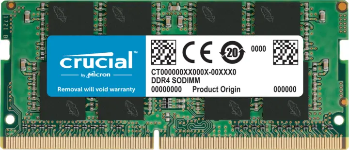 CT8G4SFRA32A módulo de memoria 8 GB 1 x 8 GB DDR4 3200 MHz