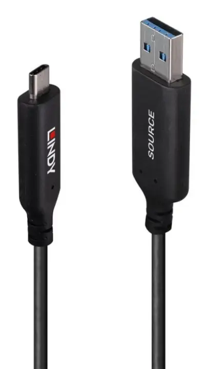 43395 cable USB USB 3.2 Gen 1 (3.1 Gen 1) 10 m USB A USB C Negro