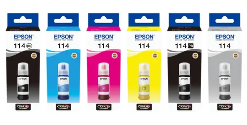 114 EcoTank Yellow ink bottle - Imagen 3