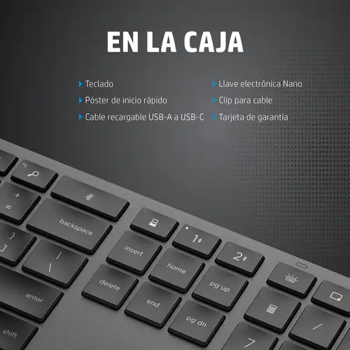 Teclado inalámbrico de modo dual 975 - Imagen 4