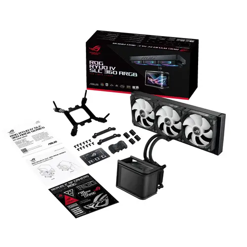 ROG Ryuo IV SLC 360 ARGB Procesador Sistema de refrigeración líquida todo en uno 12 cm Negro - Imagen 21