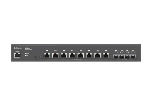 ECS2512 switch Gestionado L2+ 2.5G Ethernet (100/1000/2500) Negro - Imagen 2