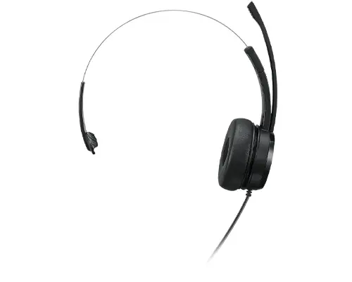 100 Mono Auriculares Alámbrico Diadema Oficina/Centro de llamadas USB tipo A Negro - Imagen 2