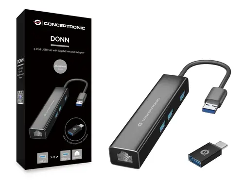 DONN07BA USB 3.2 Gen 1 (3.1 Gen 1) Type-A Negro - Imagen 4