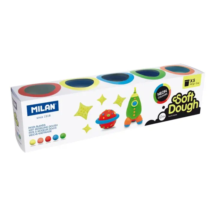 913505N compuesto para cerámica y modelaje Pasta para modelar 890 g Multicolor 5 pieza(s)