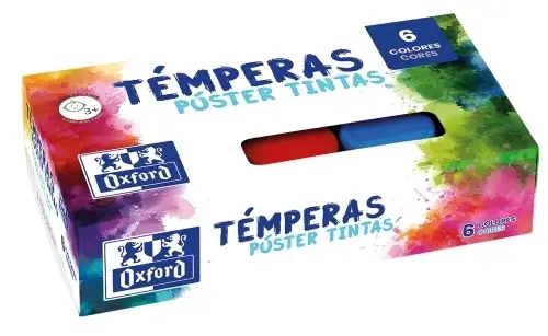 TEMPERA OXFORD 20 ml ESTUCHE 6