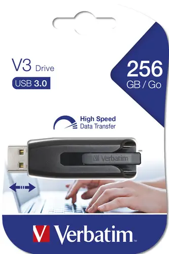 V3 - Unidad USB 3.0 256 GB - Negro - Imagen 5