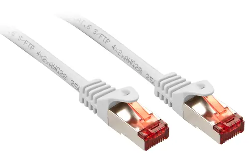 Cat.6 S/FTP 1m cable de red Blanco Cat6 S/FTP (S-STP) - Imagen 1