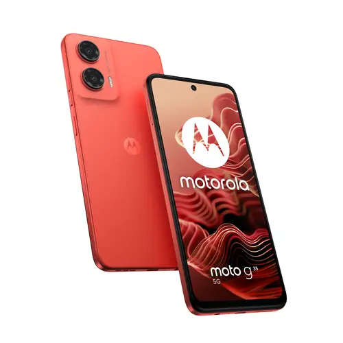moto G35 5G 17,1 cm (6.72") SIM doble Android 14 USB Tipo C 8 GB 256 GB 5000 mAh Rojo - Imagen 1