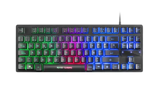 Combo RGB Teclado y Ratón, Diseño TKL, Layout Español, MCPTKLES, Color Negro - Imagen 2