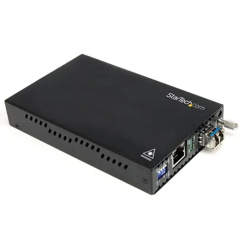 Conversor de Medios Gigabit a Fibra Multimodo Modo 1000Mbps LC 550m - Imagen 1