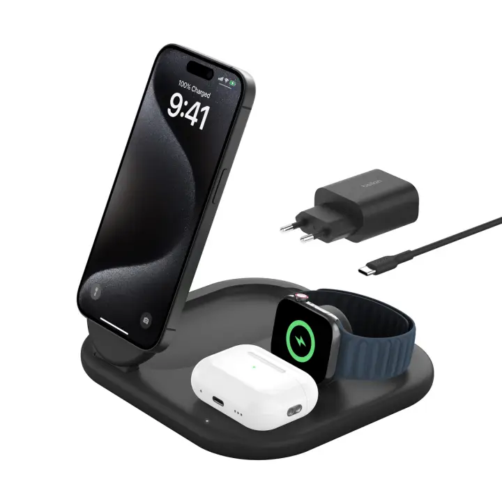 BoostCharge Auriculares, Smartphone, Reloj inteligente Negro USB ..