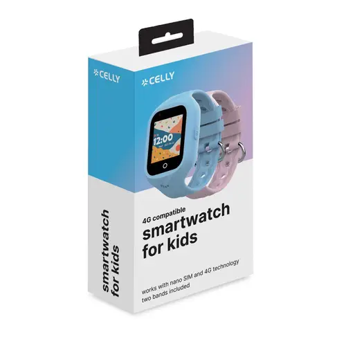 KIDSWATCH4G Relojes inteligentes y deportivos 3,56 cm (1.4") Digital Pantalla táctil 4G Negro GPS (satélite) - Imagen 6