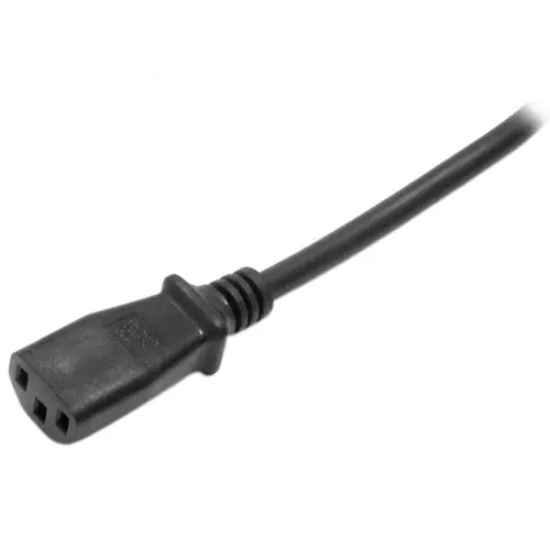 Cable de 2m de Alimentación para Ordenador, 18AWG, EU Schuko a C13, 10A 250V, Negro, Cable de Repuesto, Cable de Corriente para PC, Cable para Monitor, UL, Cable para Europa - Imagen 3